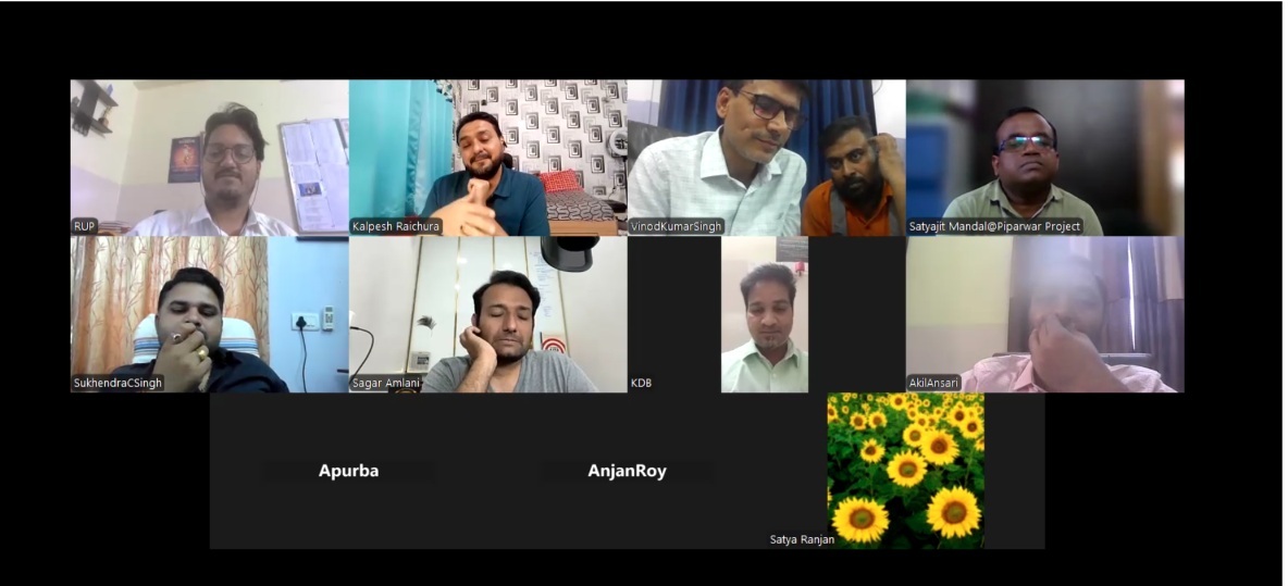 Participants joining the 21-day values integration journey online