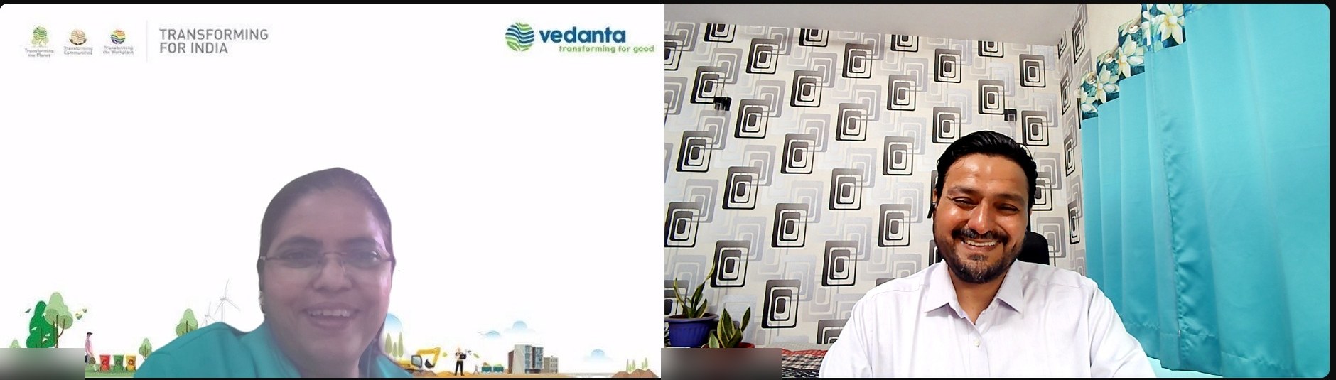 One-to-one leadership conversation with a Vedanta leader
